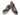 Carrucci Shoes Plain Toe Blucher Oxford in Gray #color_ Gray