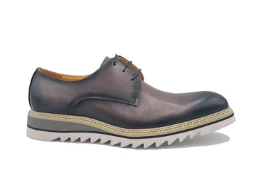 Carrucci Shoes Plain Toe Blucher Oxford