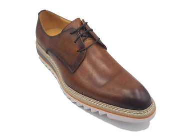 Carrucci Shoes Plain Toe Blucher Oxford