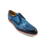 Carrucci Shoes Plain Toe Blucher Oxford