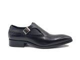 Carrucci Shoes Plain Toe Single Monk Loafer