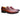 Carrucci Shoes Plain Toe Single Monk Loafer in Cognac