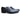 Carrucci Shoes Plain Toe Single Monk Loafer in Black #color_ Black