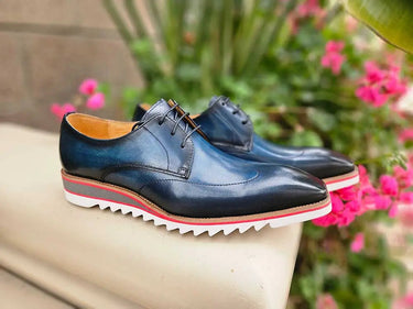 Carrucci Shoes Oxford Wing-Tip Leather Dress Shoe