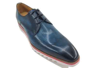 Carrucci Shoes Oxford Wing-Tip Leather Dress Shoe
