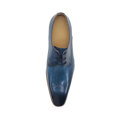 Carrucci Shoes Oxford Wing-Tip Leather Dress Shoe