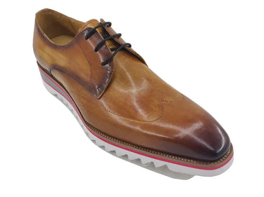 Carrucci Shoes Oxford Wing-Tip Leather Dress Shoe