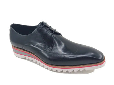 Carrucci Shoes Oxford Wing-Tip Leather Dress Shoe