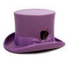 Ferrecci Premium Top Hat in Purple Wool Victorian Elegance in Purple #color_ Purple