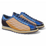 Quilted Leather Sneaker in Brown #color_ Brown