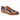 Giovanni Rio Leather Brogue Dress Shoes in Tan Blue #color_ Tan Blue