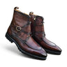 Rugged Split Toe Lace-up Boot in Chestnut #color_ Chestnut