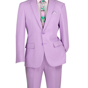 Vinci Lavender Slim Fit 2 Piece Suit - S-2PP