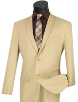 Vinci Beige Regular Fit 2 Piece Suit - 2PP