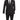 Vinci Black Regular Fit 2 Piece Suit - 2PP
