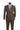 Vinci Brown Slim Fit 2 Piece Suit - S-2PP