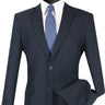 Vinci Navy Regular Fit 2 Piece Suit - 2PP