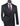 Vinci Black Slim Fit 2 Piece Suit - S2F-1