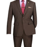 Vinci Brown Slim Fit 2 Piece Suit - S2RK-7