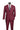 Vinci Burgundy Slim Fit 2 Piece Suit - S2RK-7