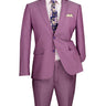 Vinci Light Purple Slim Fit 2 Piece Suit - S2RK-7