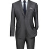 Vinci Smoke Slim Fit 2 Piece Suit - S2RK-7