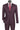 Vinci Burgundy Slim Fit 2 Piece Suit - S2RW-1