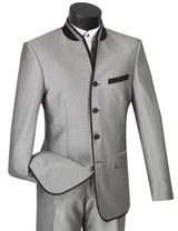 Vinci 2 Piece Slim Fit Suit in Gray - S4HT-1