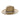 Stacy Adams New York Toyo Straw Wide Brim Fedora Hat in Tan #color_ Tan