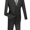 Vinci Black Slim Fit 2 Piece Suit - SC900-12