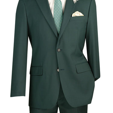 Vinci Hunter Green Slim Fit 2 Piece Suit - SC900-12