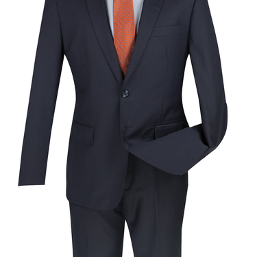 Vinci Navy Slim Fit 2 Piece Suit - SC900-12