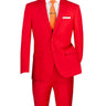 Vinci Red Slim Fit 2 Piece Suit - SC900-12