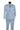 Vinci Ice Blue Slim Fit Double Breasted Suit - SDB-1