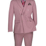 Vinci Lilac Slim Fit Double Breasted Suit - SDB-1