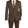 Vinci Brown Slim Fit 2 Piece Suit - SDX-3