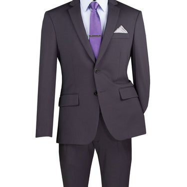 Vinci Charcoal Slim Fit 2 Piece Suit - SDX-3