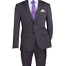 Vinci Charcoal Slim Fit 2 Piece Suit - SDX-3