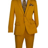 Vinci Gold Slim Fit 2 Piece Suit - SDX-3