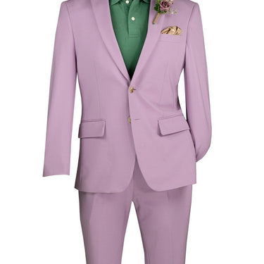Vinci Lavender Slim Fit 2 Piece Suit - SDX-3