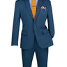 Vinci Teal Slim Fit 2 Piece Suit - SDX-3