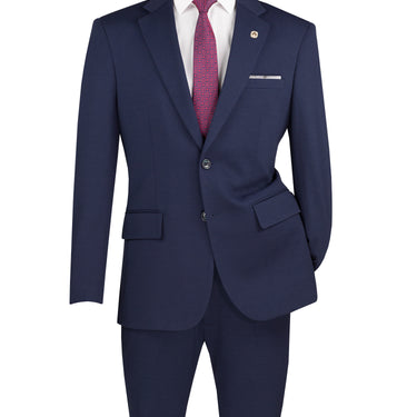 Vinci Navy Slim Fit 2 Piece Suit - SDX-3