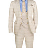 Vinci Birch Slim Fit 3 Piece Suit - SV1W-1