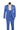 Vinci Blue Slim Fit 3 Piece Suit - SV1W-1