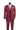Vinci Burgundy Slim Fit 3 Piece Suit - SV2900