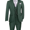 Vinci Hunter Green Slim Fit 3 Piece Suit - SV2900
