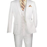 Vinci White Slim Fit 3 Piece Suit - SV2900