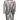 Vinci Silver Slim Fit 3 Piece Suit - SV2D-1