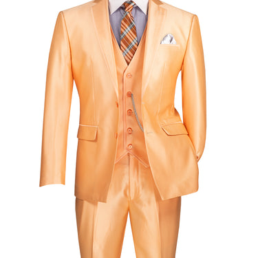Vinci Melon Slim Fit 3 Piece Suit - SV2D-1