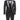 Vinci Black Slim Fit 3 Piece Suit - SV2K-5
